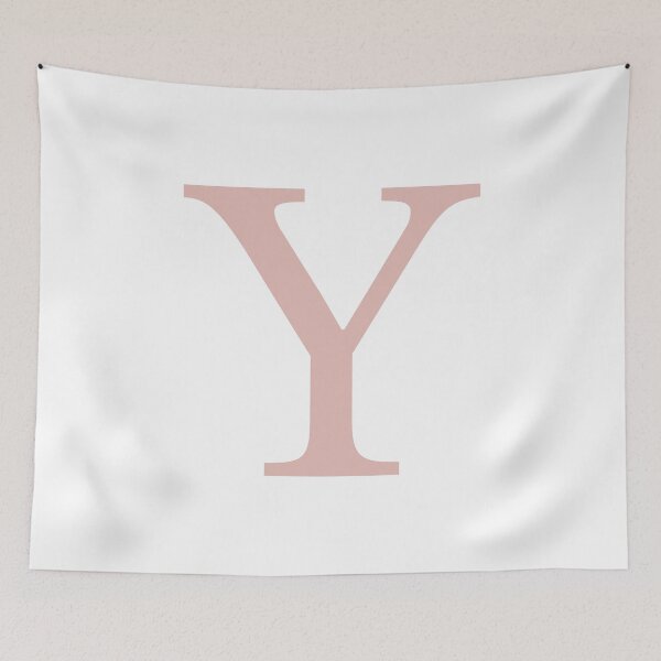 Item preview, White Basic Rose Gold Monogram Y designed and sold by rewstudio.