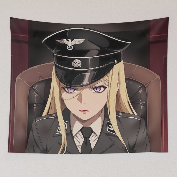 Item preview, Bishamon Noragami Dark Hall Purple Eyes Commanding Mood designed and sold by PMartistStudio.