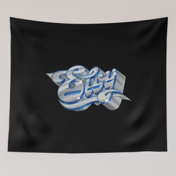 Item preview, Elroy Retro Chrome Script Design designed and sold by ARTBYKTANA.