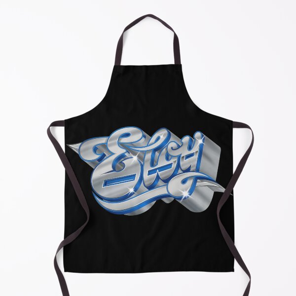 Item preview, Elroy Retro Chrome Script Design designed and sold by ARTBYKTANA.