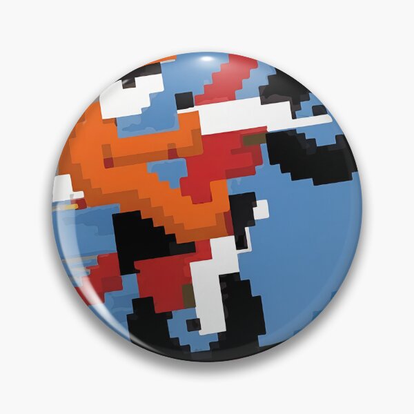 Item preview, Pixel Wheelie Rider Retro Gaming Scene designed and sold by ARTBYKTANA.