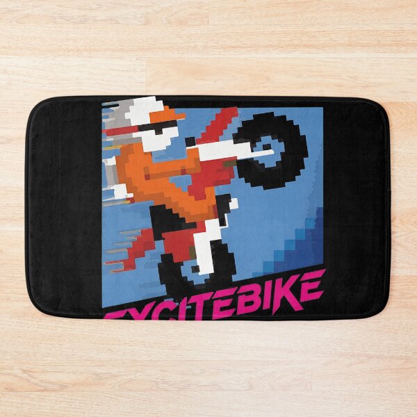 Item preview, Pixel Wheelie Rider Retro Gaming Scene designed and sold by ARTBYKTANA.