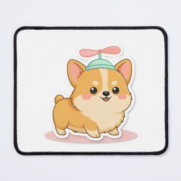 Item preview, Cute Kawaii Corgi Puppy - Adorable Anime Chibi Dog designed and sold by Purrfectly Furr.