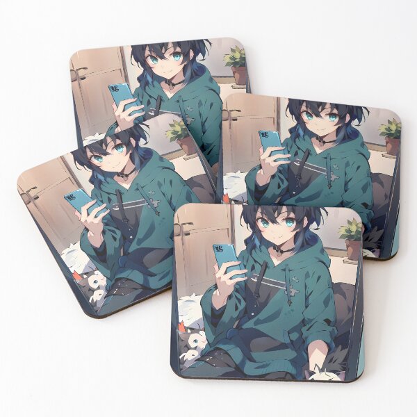 Item preview, Inosuke Hashibira Demon Slayer Cozy Selfie Bedroom Vibes designed and sold by PMartistStudio.