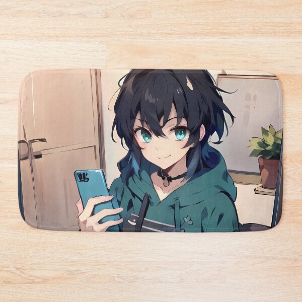 Item preview, Inosuke Hashibira Demon Slayer Cozy Selfie Bedroom Vibes designed and sold by PMartistStudio.