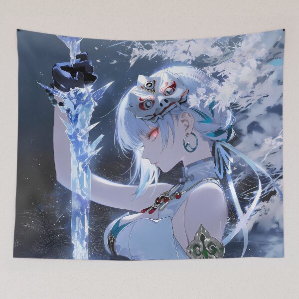 Item preview, Sanhua Wuthering Waves Frost Blade Moonlit Resolve designed and sold by PMartistStudio.