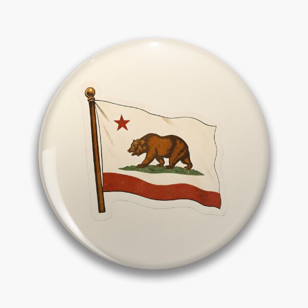 Item preview, California Bear Flag Watercolor designed and sold by ChemicalXShop.