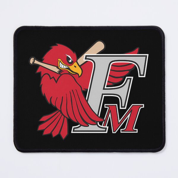 Item preview, Angry Red Bird Mascot Holding Baseball Bat Behind  designed and sold by radical-merch.