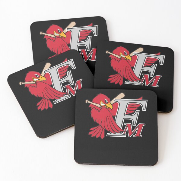 Item preview, Angry Red Bird Mascot Holding Baseball Bat Behind  designed and sold by radical-merch.