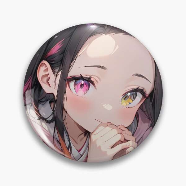 Item preview, Nezuko Kamado kimetsu no yaiba Cozy Starry Night Pillow Mood designed and sold by PMartistStudio.