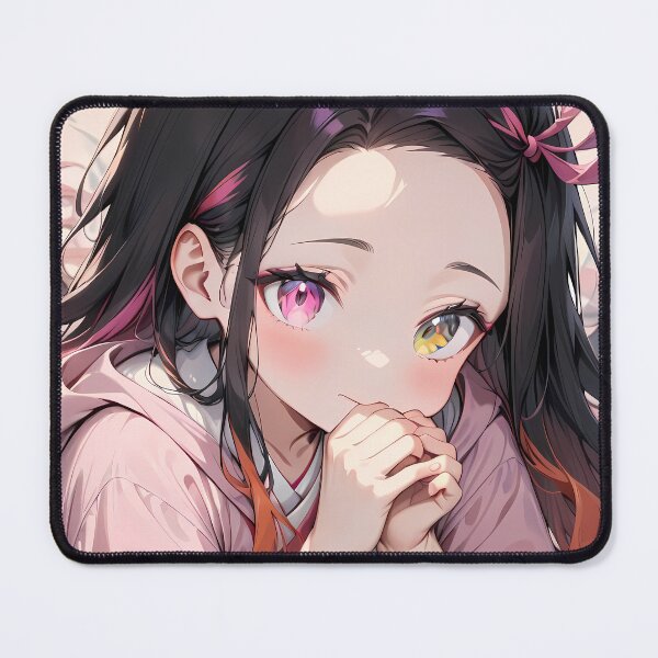 Item preview, Nezuko Kamado kimetsu no yaiba Cozy Starry Night Pillow Mood designed and sold by PMartistStudio.