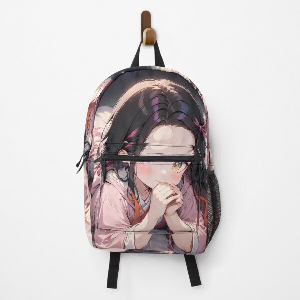 Item preview, Nezuko Kamado kimetsu no yaiba Cozy Starry Night Pillow Mood designed and sold by PMartistStudio.