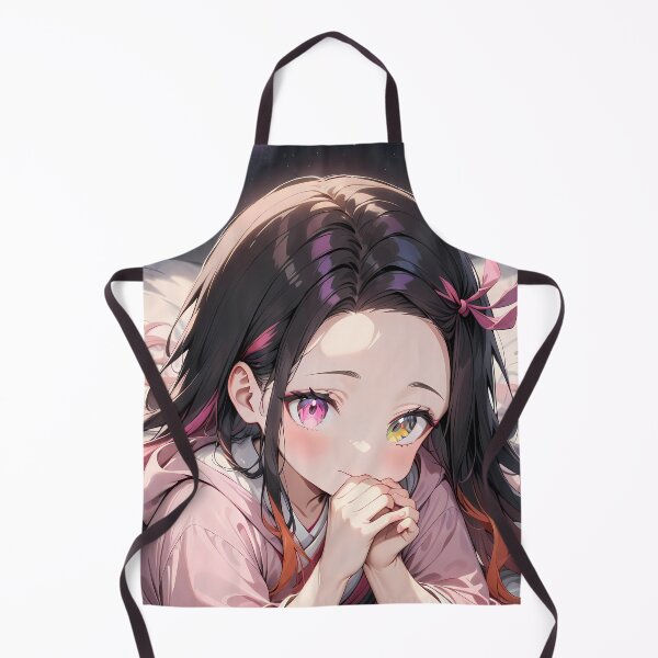 Item preview, Nezuko Kamado kimetsu no yaiba Cozy Starry Night Pillow Mood designed and sold by PMartistStudio.
