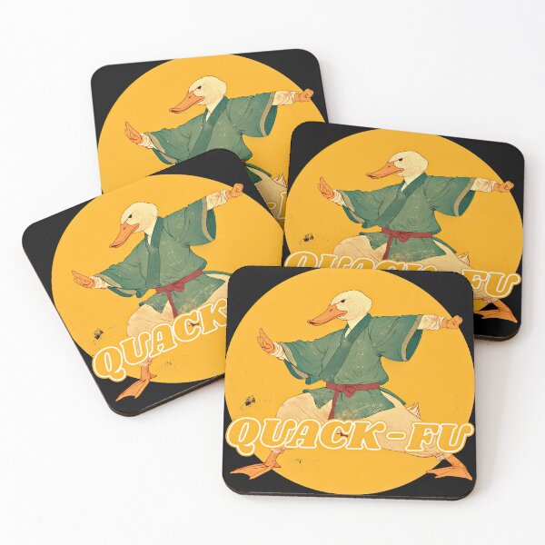 Item preview, Quack Fu Funny Martial Arts Duck designed and sold by obstinator.
