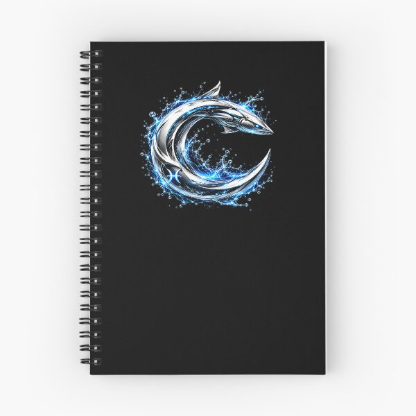 Item preview, Abyssal Finforge: The Pisces Shark Letter C designed and sold by BlissBlvdShop.