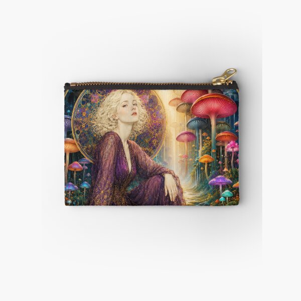 Item preview, Ethereal Woman in Mushroom Forest designed and sold by Andy Gambino Art.