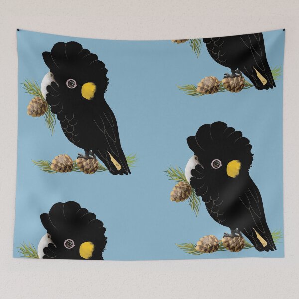Item preview, Yellow tailed Black Cockatoo Australian Bird designed and sold by Karin Taylor.