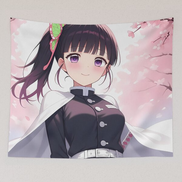Item preview, Kanao Tsuyuri Demon Slayer Sakura Breeze Smile designed and sold by PMartistStudio.