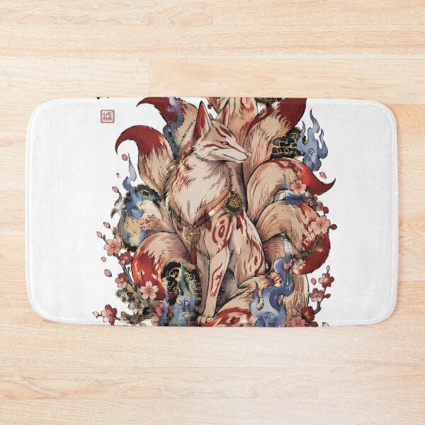 Item preview, Kitsune Fox Spirit | Japanese Mythology Nine-Tailed Fox Art designed and sold by kaxymax.