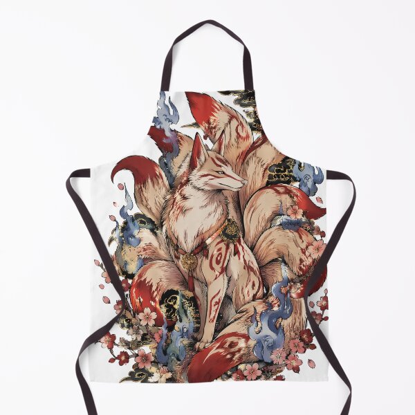 Item preview, Kitsune Fox Spirit | Japanese Mythology Nine-Tailed Fox Art designed and sold by kaxymax.