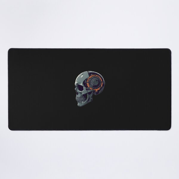 Item preview, Intricate Cyberpunk Mechanical Skull Art designed and sold by 77Clover.