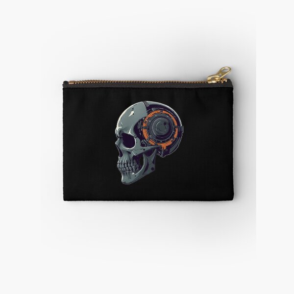 Item preview, Intricate Cyberpunk Mechanical Skull Art designed and sold by 77Clover.
