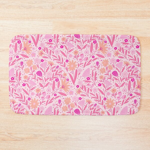 Item preview, Retro Boho Floral Fans - ffe4eb designed and sold by knitetgantt.