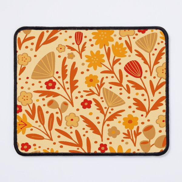 Item preview, Retro Boho Floral Fans - fbdb9d designed and sold by knitetgantt.