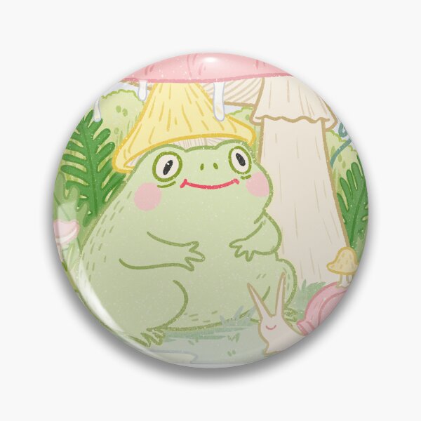 Item preview, Rainy Mushroom Frog Friend designed and sold by Gotta Geta Gato.