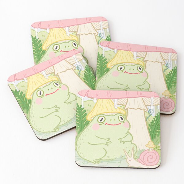 Item preview, Rainy Mushroom Frog Friend designed and sold by Gotta Geta Gato.