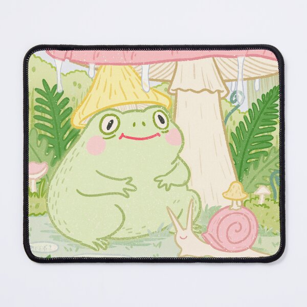 Item preview, Rainy Mushroom Frog Friend designed and sold by Gotta Geta Gato.