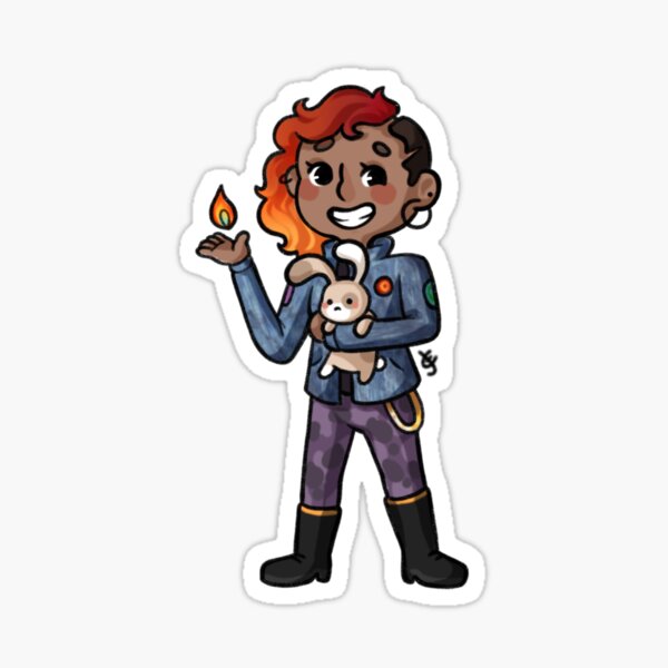 Aubrey Little / The Lady Flame Sticker