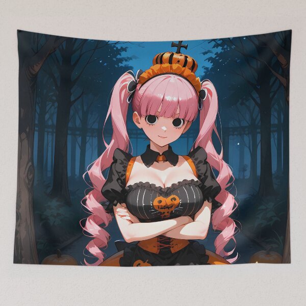 Item preview, Perona One Piece Halloween Forest Pumpkin Gothic Stare designed and sold by PMartistStudio.