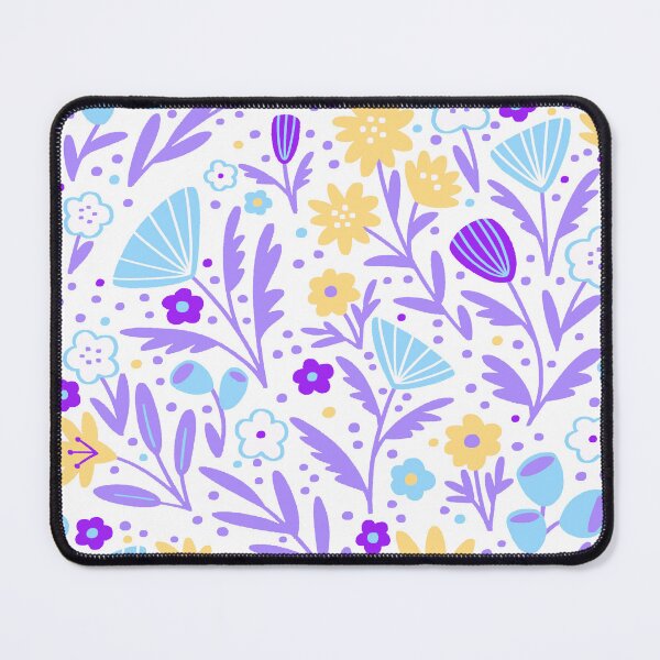 Item preview, Retro Boho Floral Fans - ffffff designed and sold by knitetgantt.