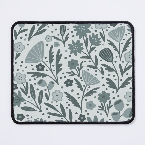 Item preview, Retro Boho Floral Fans - dde2e3 designed and sold by knitetgantt.
