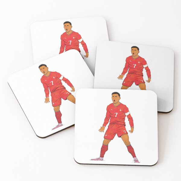 Artikelvorschau, Cristiano Ronaldo SIUUU-Cartoon-Illustration entworfen und verkauft von The A-Press.