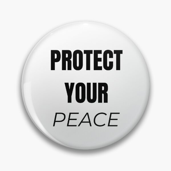 Item preview, Protect your peace- bold designed and sold by Soft & Wild Studio.