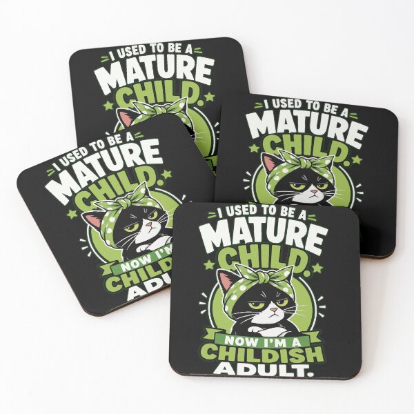 Item preview, I Used to Be a Mature Child, Now I'm a Childish Adult | Funny Adult Humor T-Shirt designed and sold by Huddy-clothes.