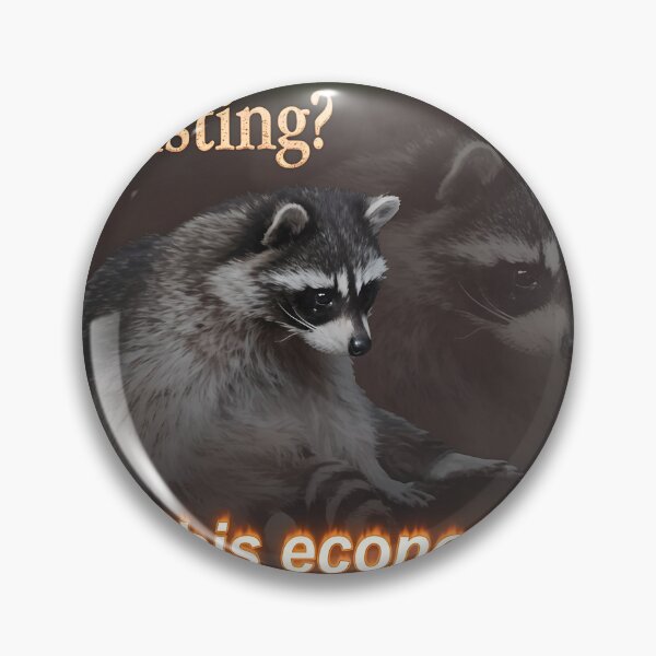 Item preview, Existing in this Economy Raccoon Graphic designed and sold by Sleepsyndrome.