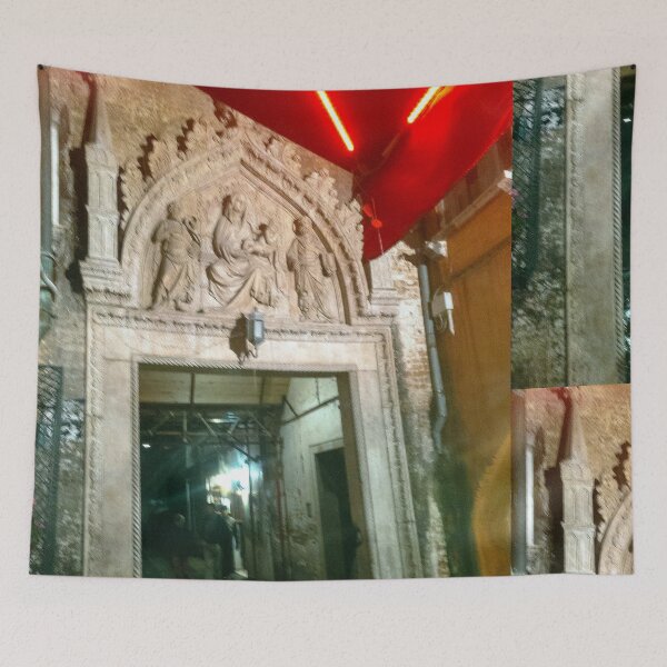Item preview, Venice Italy - Religious Sculpture Over A Walkway designed and sold by missioncreek.