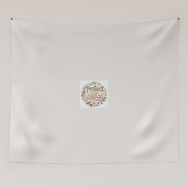 Item preview, Protect Your Peace Botanical Badge designed and sold by TaiwoDesigns.