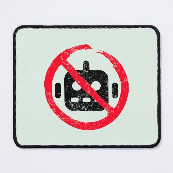 Item preview, No AI Logo / Anti-AI Symbol designed and sold by Frank J. Art.