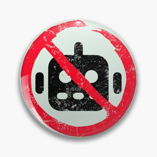 Item preview, No AI Logo / Anti-AI Symbol designed and sold by Frank J. Art.