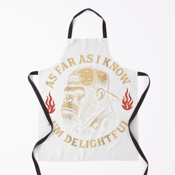Item preview, (ON Back) As Far As I Know I'm Delightful Funny Monkey T-Shirt designed and sold by igwaifus.