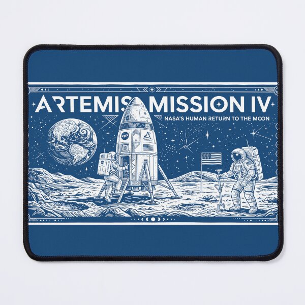 Item preview, Artemis Mission IV Human Return To The Moon Art designed and sold by KiwiRider.