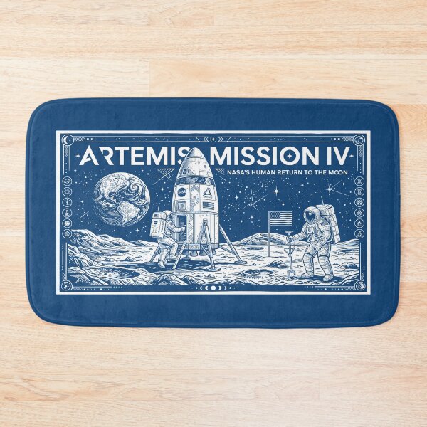 Item preview, Artemis Mission IV Human Return To The Moon Art designed and sold by KiwiRider.