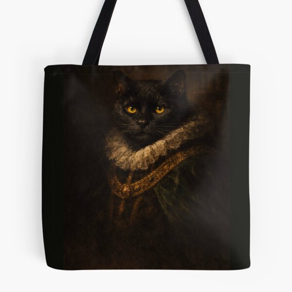 Item preview, Bombay Cat Royal Portrait - The Midnight Scholar | High Renaissance Black Cat Art | Dark Academia Gift designed and sold by TheOdetteEdit.