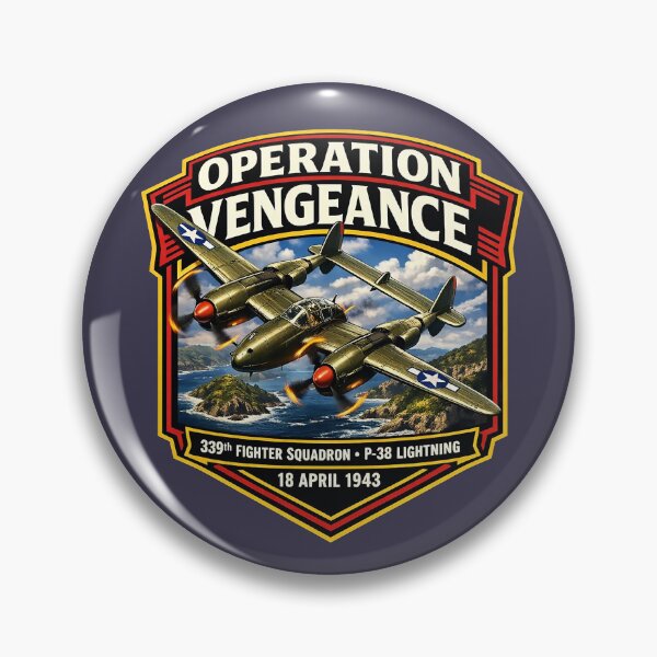 Item preview, P-38 Lightning - Operation Vengeance designed and sold by Omaha Jones T-Shirts and More.