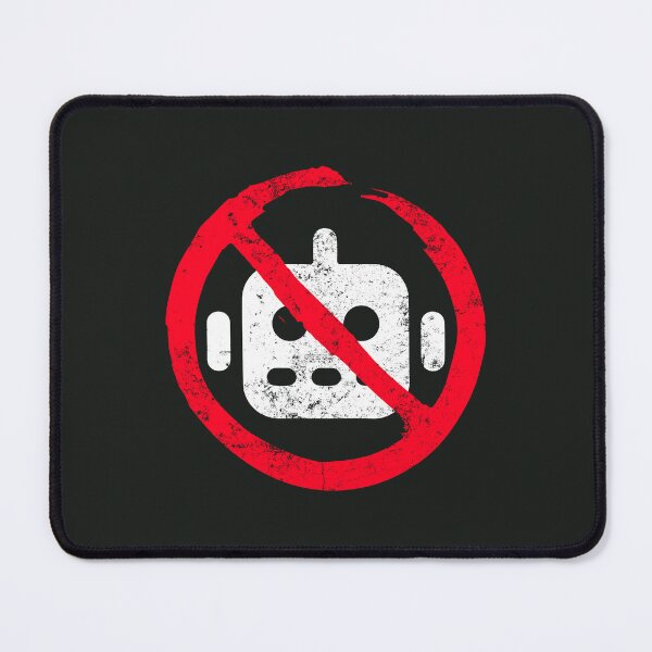 Item preview, No AI Logo / Anti-AI Symbol designed and sold by Frank J. Art.