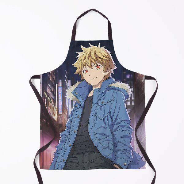 Item preview, Yukine Noragami Blue Jacket Neon Night City Vibe designed and sold by Williamhallano.